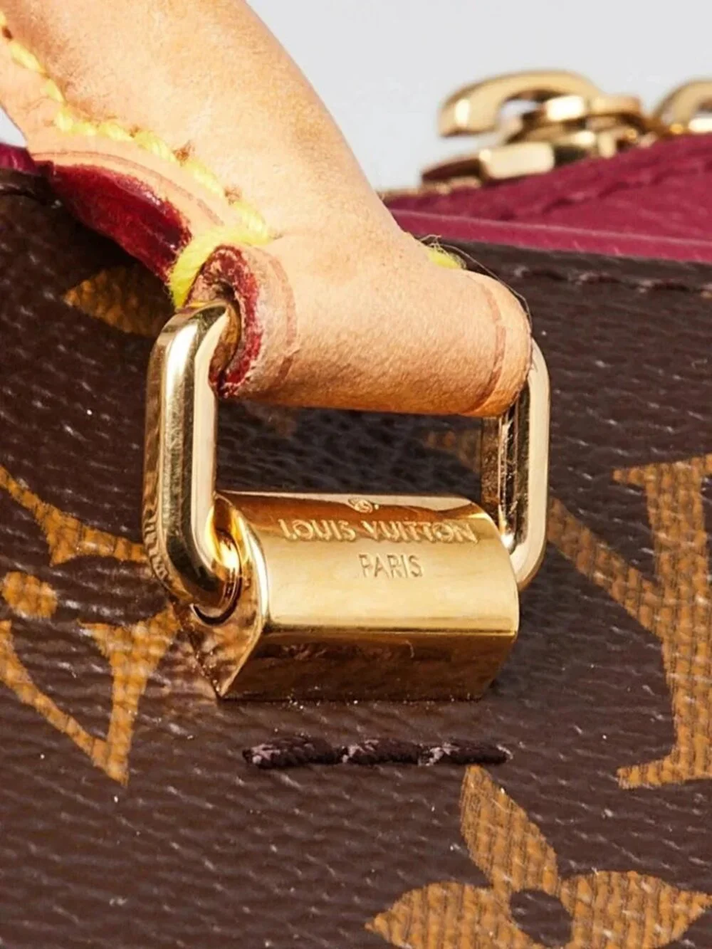 Louis Vuitton Aurore Monogram Canvas Pallas Bag